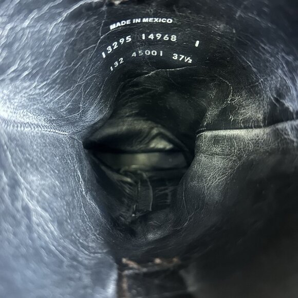 Ash Vamos Studded Side Zip Riding Moto Boots Womens EUR 37.5 US 7.5 - Picture 11 of 12